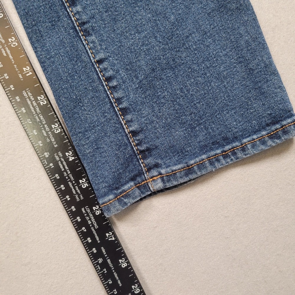 Old Navy Kids Boot Cut Built In Flex Blue Jeans 14 Plus Medium Wash Denim - Picture 11 of 12